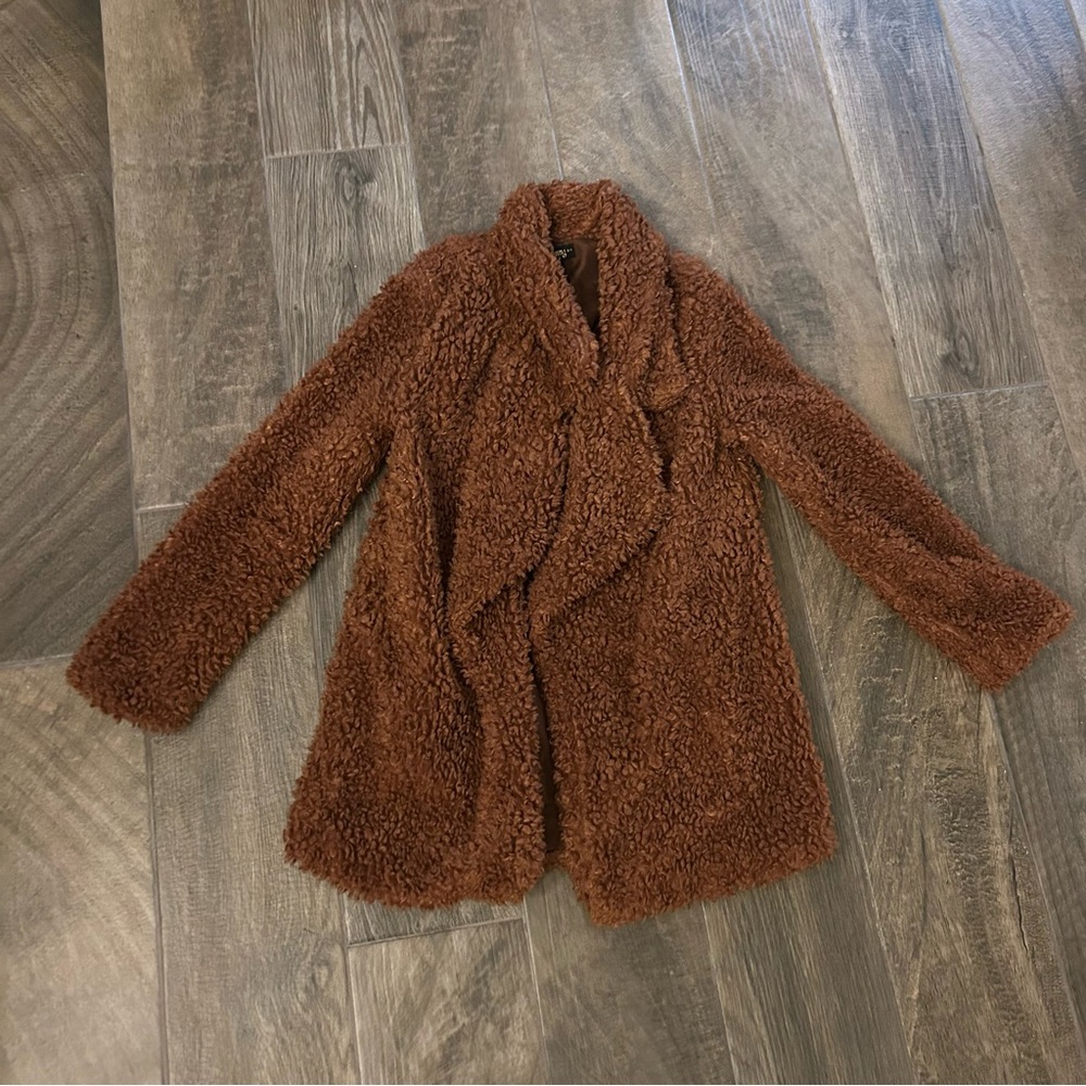 Audrey Brown Teddy Coat